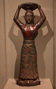 Skulptur av kung Ur-Nammu-dynastin, 2112-2004 f.Kr. (koppar) av Sumerian Mesopotamian School