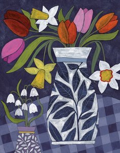 Färgsprakande vårblommor