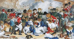 Illustration från Cats Galore! Ett kompendium över kultiverade katter (pub. 2015) av Susan Herbert