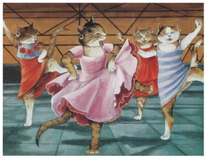 Illustration från filmen Cats (publ. 2006) av Susan Herbert