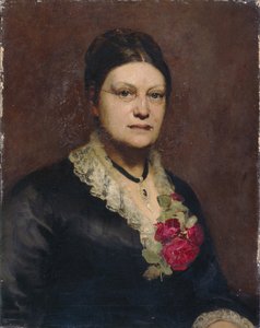 Lydia Becker (olja på duk) av Susan Isabel Dacre