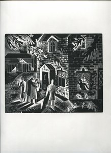 The Carol Singers (trägravyr) av Suzanne Cooper