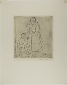 Mormor och barn av Suzanne Valadon