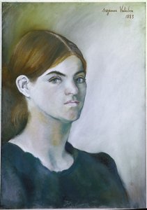 Självporträtt av Suzanne Valadon