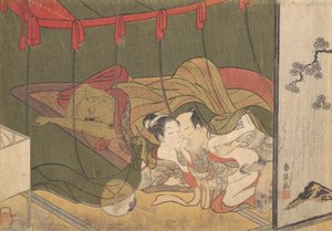 Lovers Beneath a Mosquito Net, 1700-talet., 1700-talet.