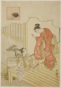 ono ingen komachi av Suzuki Harunobu