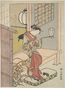 Tryck av Suzuki Harunobu