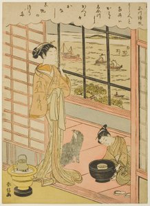 Row r people g again ls på Shinagawa (normen för Shinagawa), från seriens ``British ght fascio be views of edo (Furyu Eight Views of Edo)