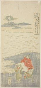 Sugawara Michizane Oavsiktligt förtäring av Suzuki Harunobu