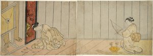 Bågskyttegalleriet, 1765 av Suzuki Harunobu