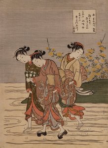 The Jewel River at Ide", från serien "The Six Jewel Rivers" av Suzuki Harunobu
