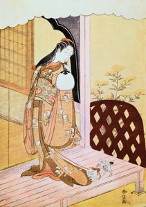 Prinsessan Nyosan, 1765 av Suzuki Harunobu