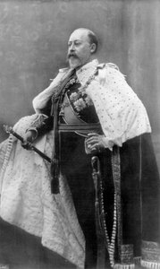En kung hela världen sörjer, 1910. av Swain
