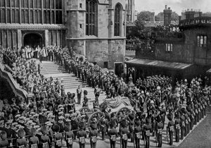 Kung Edward VII:s begravning, Windsor, Berkshire, 1910.