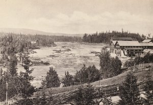 Sverige / Sweden: Jamtland, Eggforsen (b/w photo) av Swedish Photographer