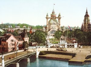 View of Djurgården Island in Stockholm, 1897