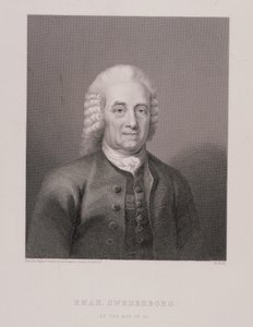 Emanuel Swedenborg (1688-1772) vid 80 års ålder, graverad av W. Holl, från World Religion, utgiven av A. Fullarton & Co. av Swedish School