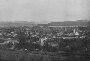 Aarau, allmän utsikt (s/v foto) av Swiss Photographer