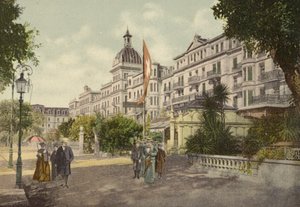 Berner Oberland: Interlaken, Hohenweg (färgad bild) av Swiss Photographer