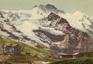 Bernese Oberland: Kleine Scheidegg (färgat foto) av Swiss Photographer