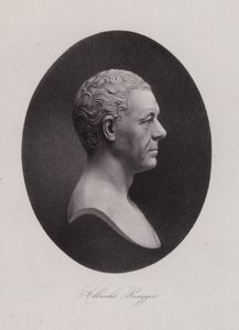 Albrecht Rengger, schweizisk läkare och andre Landammann av Schweiz (gravyr) av Swiss School