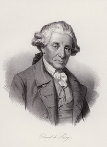 David de Pury, schweiziskfödd portugisisk affärsman och välgörare (gravyr) av Swiss School