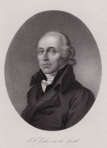 Hans Conrad Escher von der Linth, schweizisk vetenskapsman, konstnär och politiker (gravyr) av Swiss School