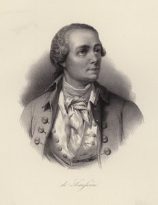 Horace Benedict de Saussure, schweizisk fysiker, bergsbestigare och alpin upptäcktsresande (gravyr) av Swiss School
