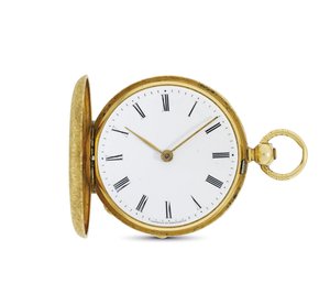Hunter case nyckellindad cylinderklocka, Vacheron et Constantin, Geneve, c.1860 av Swiss School