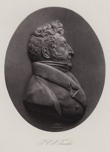 Ignaz Paul Vital Troxler, schweizisk läkare, politiker och filosof (gravyr) av Swiss School