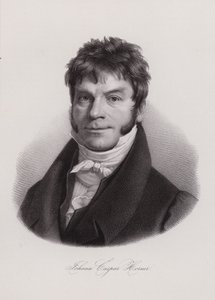 Johann Caspar Horner, schweizisk fysiker, matematiker och astronom (gravyr)