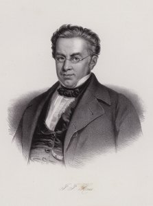 Johann Jakob Hess, schweizisk jurist och politiker (gravyr) av Swiss School