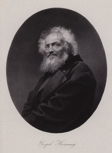 Joseph Hornung, schweizisk målare (gravyr) av Swiss School