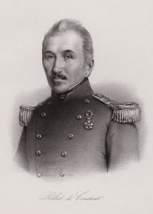 Louis Rilliet av Constant, löjtnant i den franska armén och politiker i Schweiz (gravyr) av Swiss School