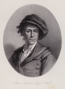 Melchior Wyrsch, schweizisk konstnär (gravyr) av Swiss School