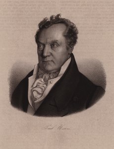 Paul Usteri, schweizisk läkare, botaniker och politiker (gravyr) av Swiss School