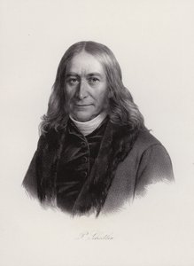 Peter Scheitlin, schweizisk pastor och lärare (gravyr) av Swiss School