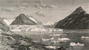 Aletschglaciären och Marjelensjön av Swiss School