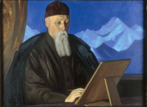 Porträtt av målaren Nicholas Roerich