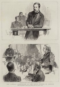 Parnellkommissionen vid Royal Courts of Justice (gravyr)
