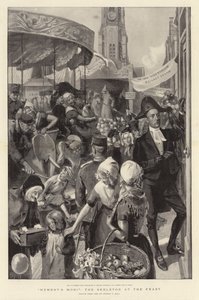 Memento Mori, skelettet vid högtiden