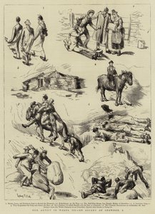 Our Artist in Wales, III, an Ascent of Snowdon, I av Sydney Prior Hall