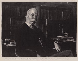 Sir John Furley, en av de tidigaste organisatörerna av Röda Korsrörelsen, adlades nyligen av Sydney Prior Hall