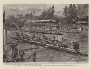 Amerikanerna vid Henley Regatta, Cornell Universitys nederlag i Grand Challenge Cup Race av Sydney Prior Hall