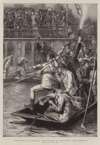 The Eights at Oxford, the Return of the Boat som stötte av Sydney Prior Hall