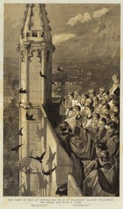 Första maj i Oxford, Choir of Magdalen College välkomnar den uppgående solen med en hymn