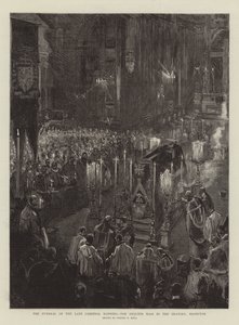 Den sene kardinal Mannings begravning, Requiem-mässan i oratoriet, Brompton av Sydney Prior Hall