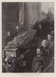 Begravningen av den avlidne lord Leighton av Sydney Prior Hall