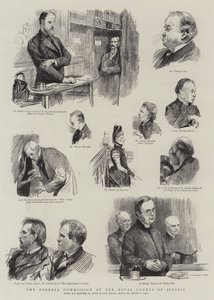Parnell-kommissionen vid Royal Courts of Justice av Sydney Prior Hall