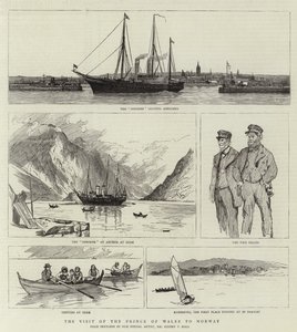 Prinsen av Wales besök i Norge av Sydney Prior Hall